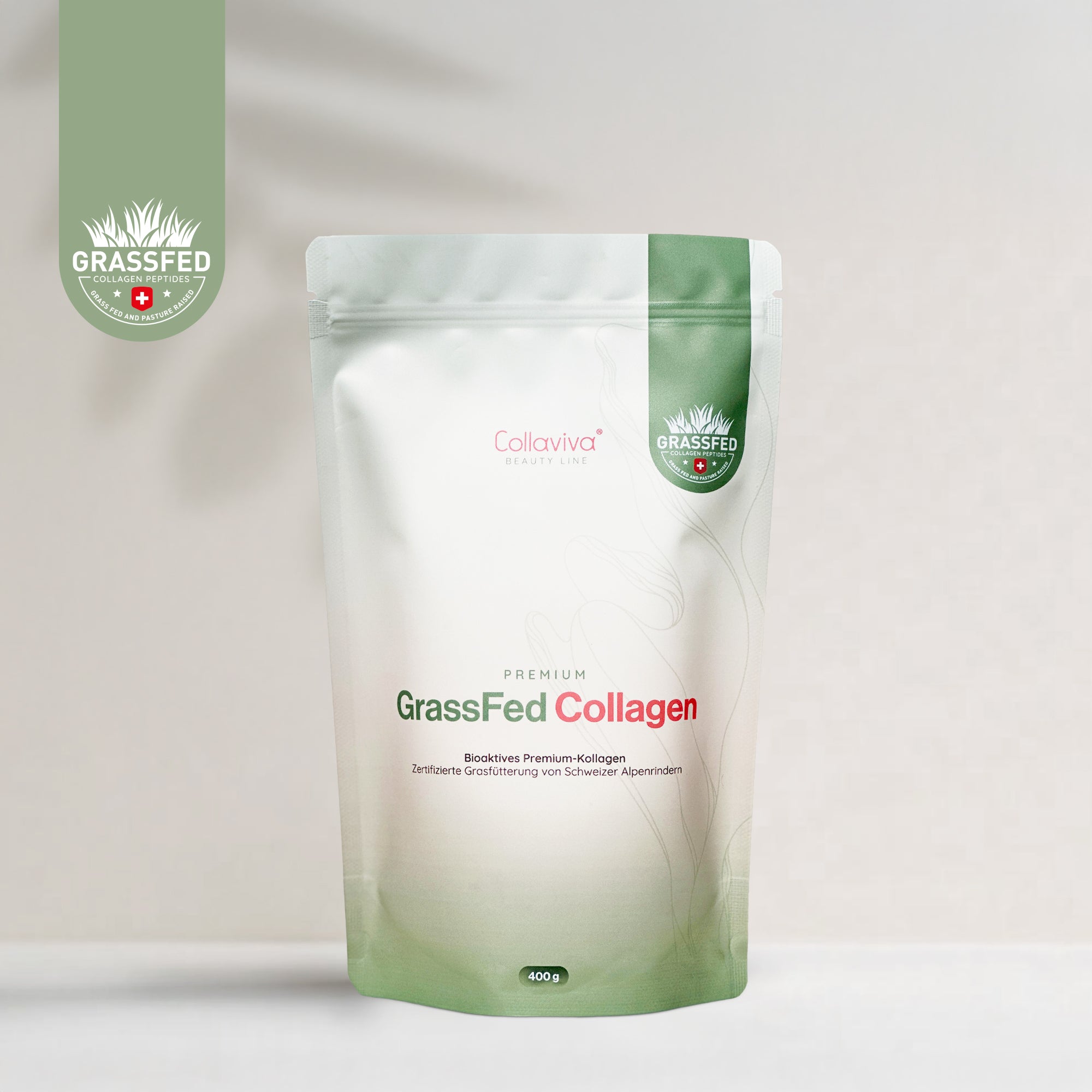 Grass-Fed Collagen aus der Schweiz von Alpenrindern 400 g