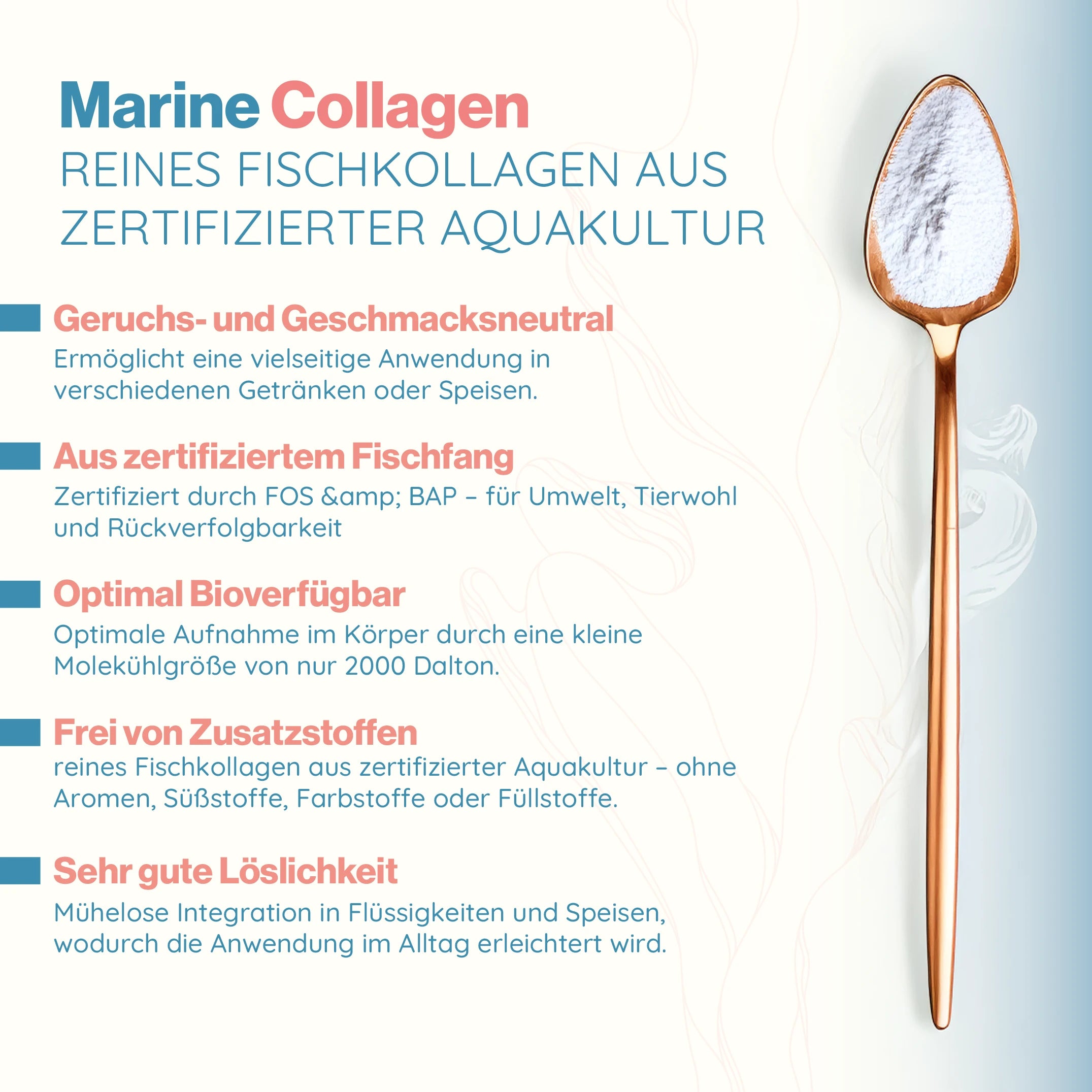 Marine Collagen 400 g - reines marines Fischkollagen